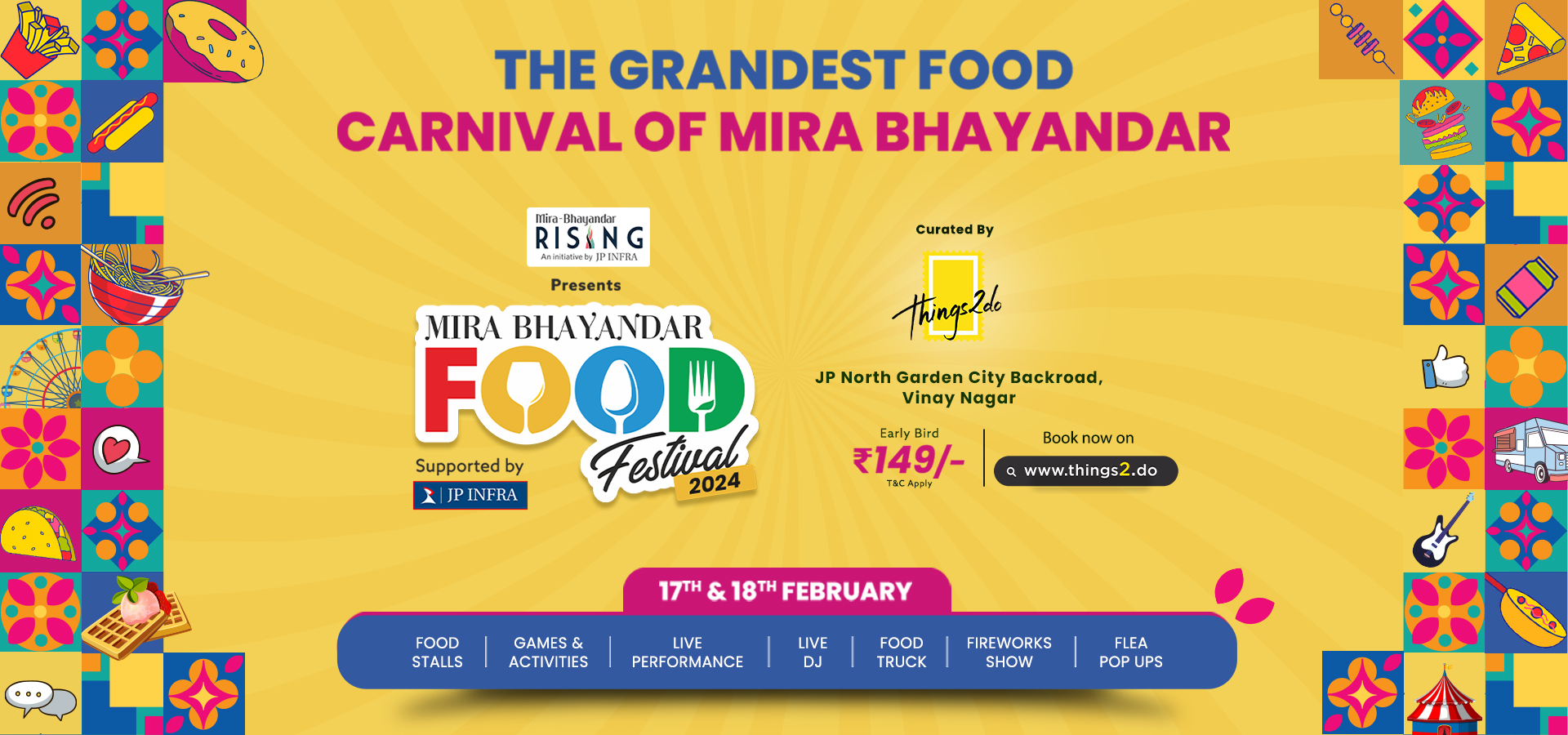 Mira Bhayandar Food Festival Event 2024 | JP INFRA